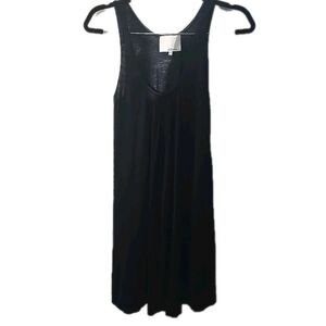 Phillip Plein Black Sheer Wool Cashmere Blend Dress Womens‎ Size XS